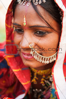 Young Traditional Indian woman