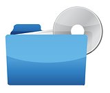 folder with CD