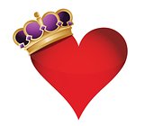 heart with a crown