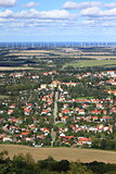 Aerial view of city