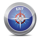 exit the way indicated by compass