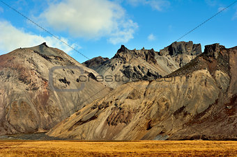 volcanic landscape