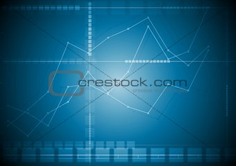 Abstract tech vector background