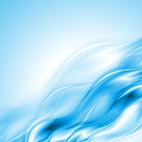 Bright waves vector background
