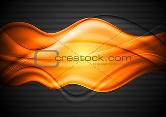 Colourful vector wavy background