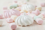 Meringues and marshmallows