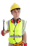 Apprentice builder construction worker