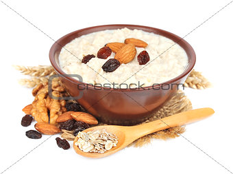 porridge with nuts