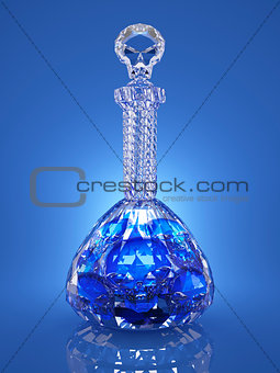 Crystal bottle of poison