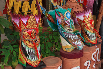 Thai masked festival