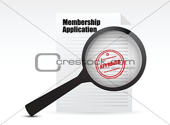 membership application accepted