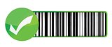 checkmark barcode UPC