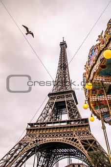 Paris and Eiffel Tower