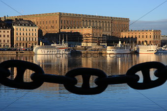 Stockholm old town and royal castle
