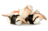 Sushi fish isolated