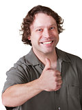 Man Giving Thumbs Up