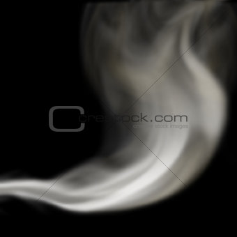 Blown smoke