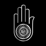 Religious Symbol of Jainism- Ahimsa Hand