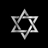 Silver Star of David- Jewish