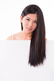 Hair care concept placard