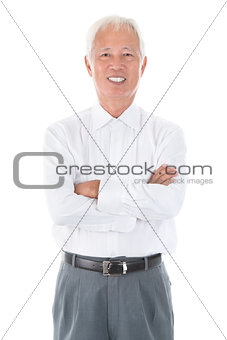Senior adult Asian Chinese businessman