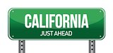 green California, USA street sign