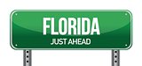 green Florida, USA street sign