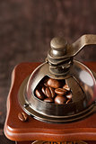 Vintage coffee grinder.