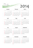 calendar 2014 vector 