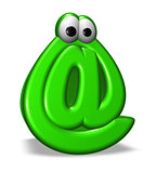 cartoon email symbol