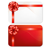 Gift Card With Red Bow