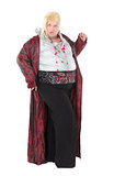 Overweight entertainer or disillusioned drag queen