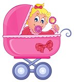 Baby carriage theme image 4
