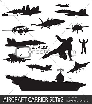 Naval aviation silhouettes