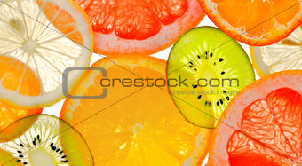sliced fruits