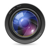 Camera icon lens