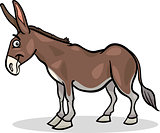 donkey farm animal cartoon illustration