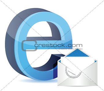 E for internet and mail