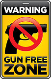 Gun Free Zone Sign