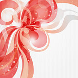 Abstract love theme background in red tones