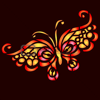 colorful butterfly vector illustration for your design