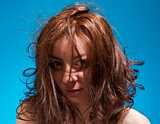 Young Girl with Tousled Hair