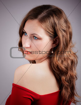 Beautiful redhead portrait