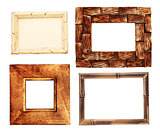 Collection of wooden frames