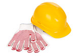 hard hat and gloves 