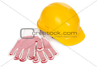 hard hat and gloves 