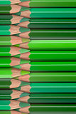 green pencils background