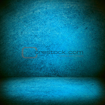 blue texture or blank stage space