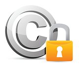 copyright with padlock protection