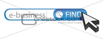 search bar containing the word e-business